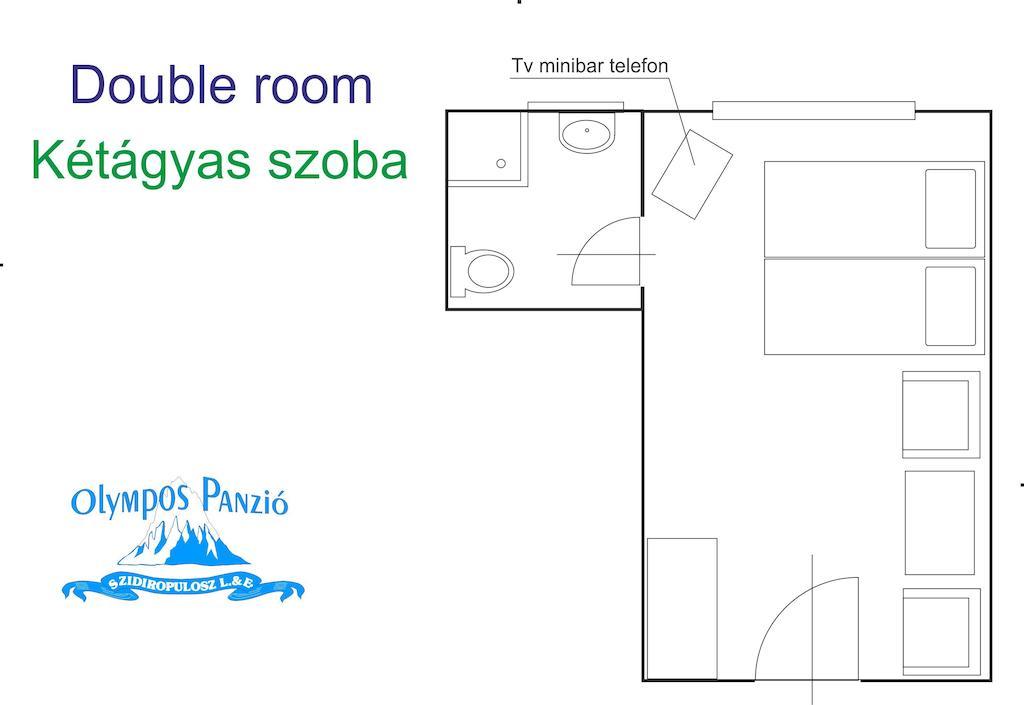 Olympos Panzio Hotel Budaors Bilik gambar